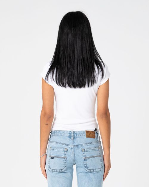 Rusty Im Hooked Cap Sleeve Fashion Top