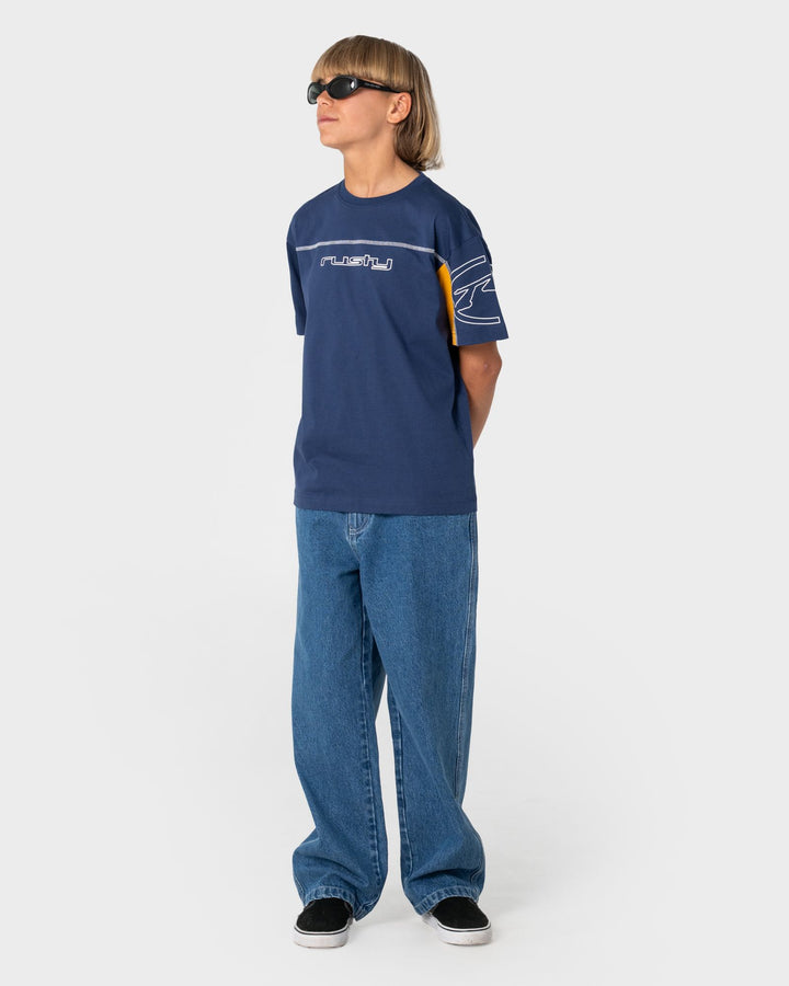 Rusty Cyber Short Sleeve Tee Boys