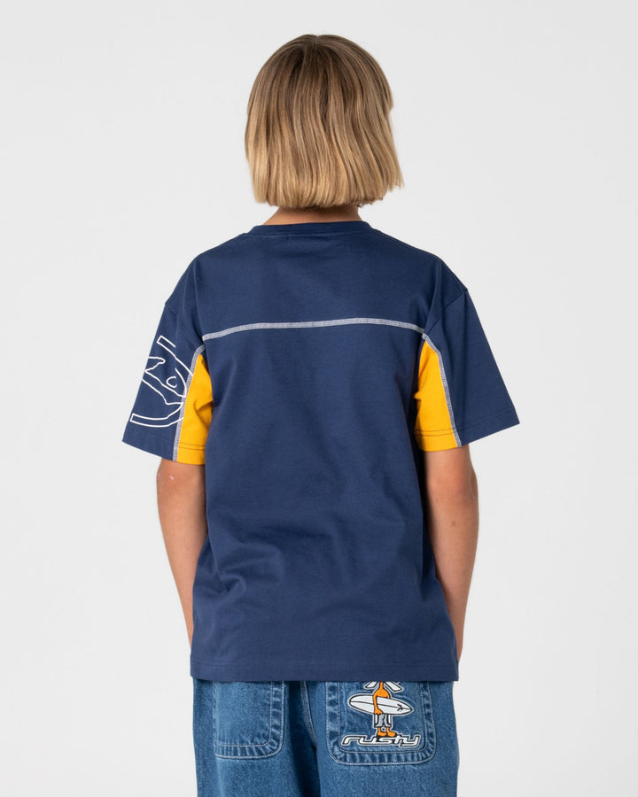 Rusty Cyber Short Sleeve Tee Boys
