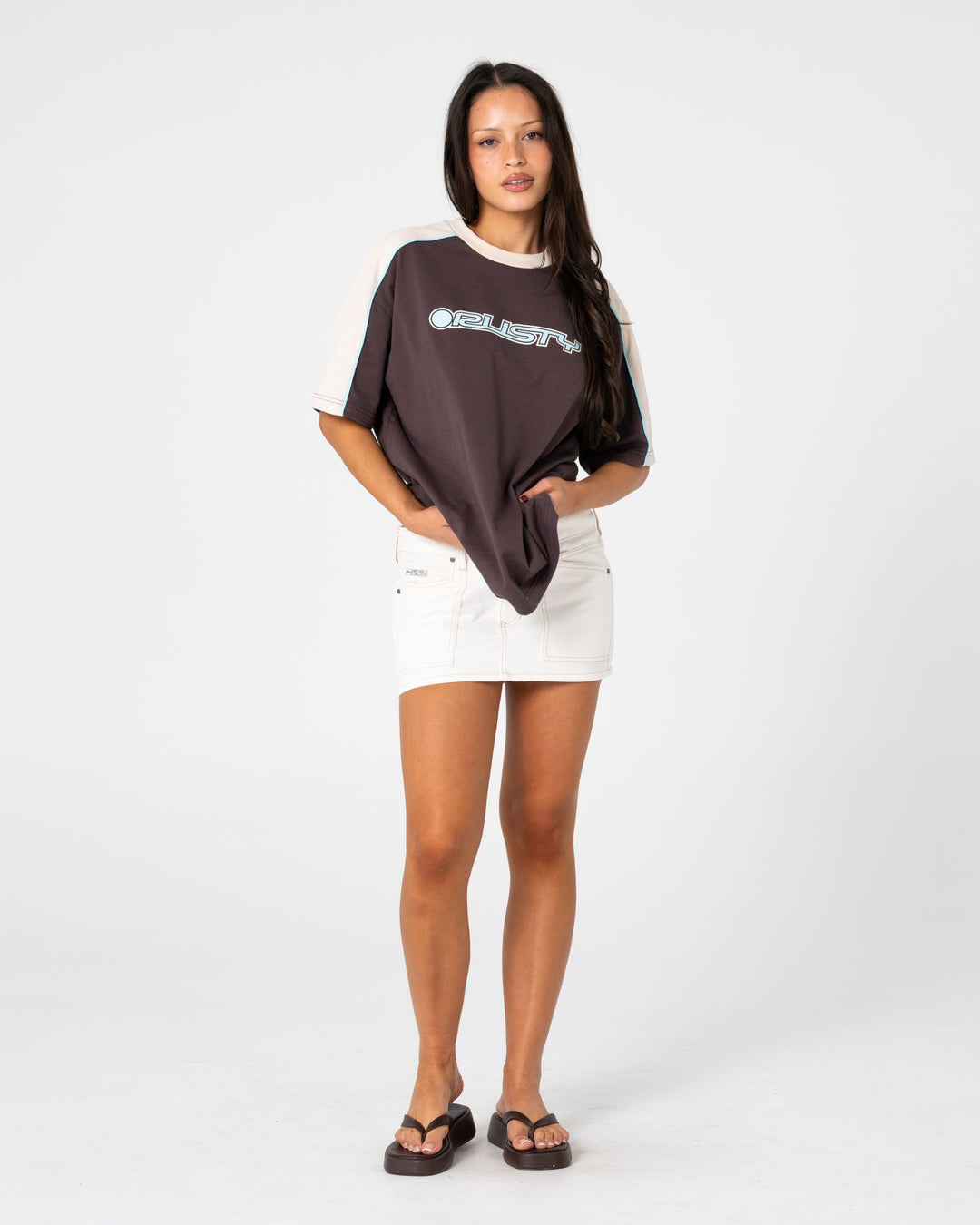 Rusty Timmy Target 220 Oversize Tee