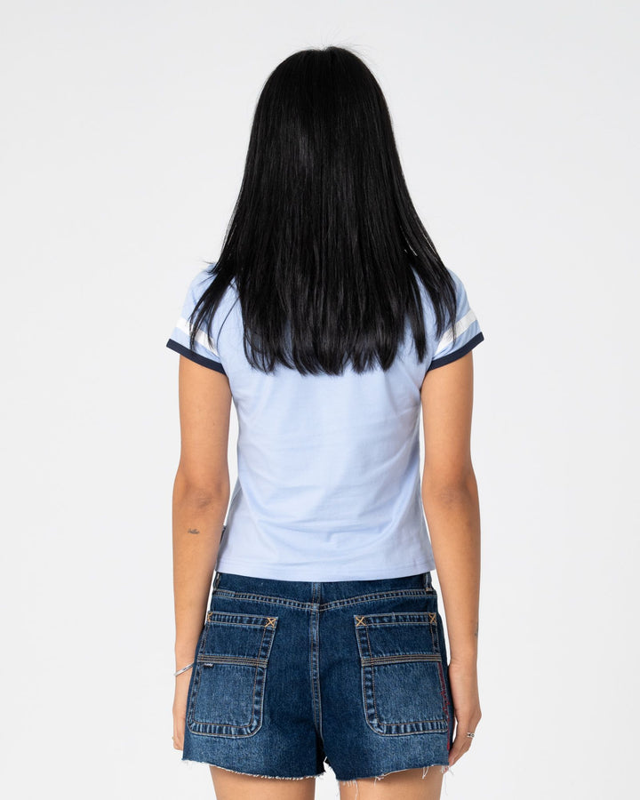 Rusty Billie Stripe Baby Tee