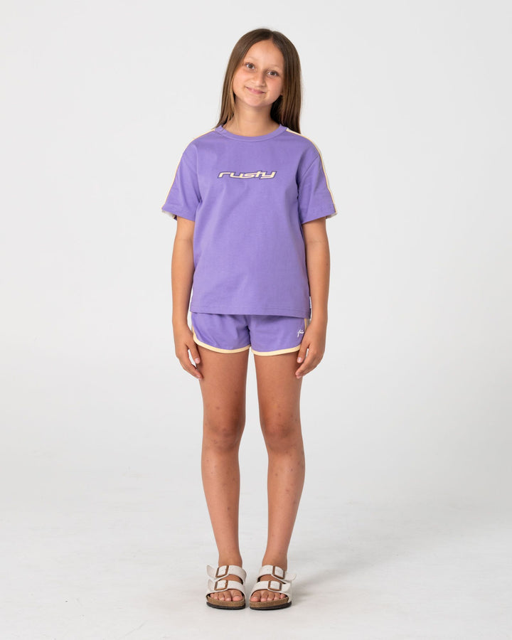 Rusty Shorty Girls Contrast Shorts