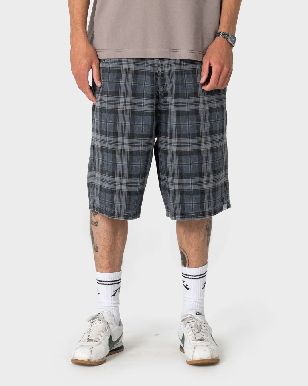 Rusty X-Press Plaid Short
