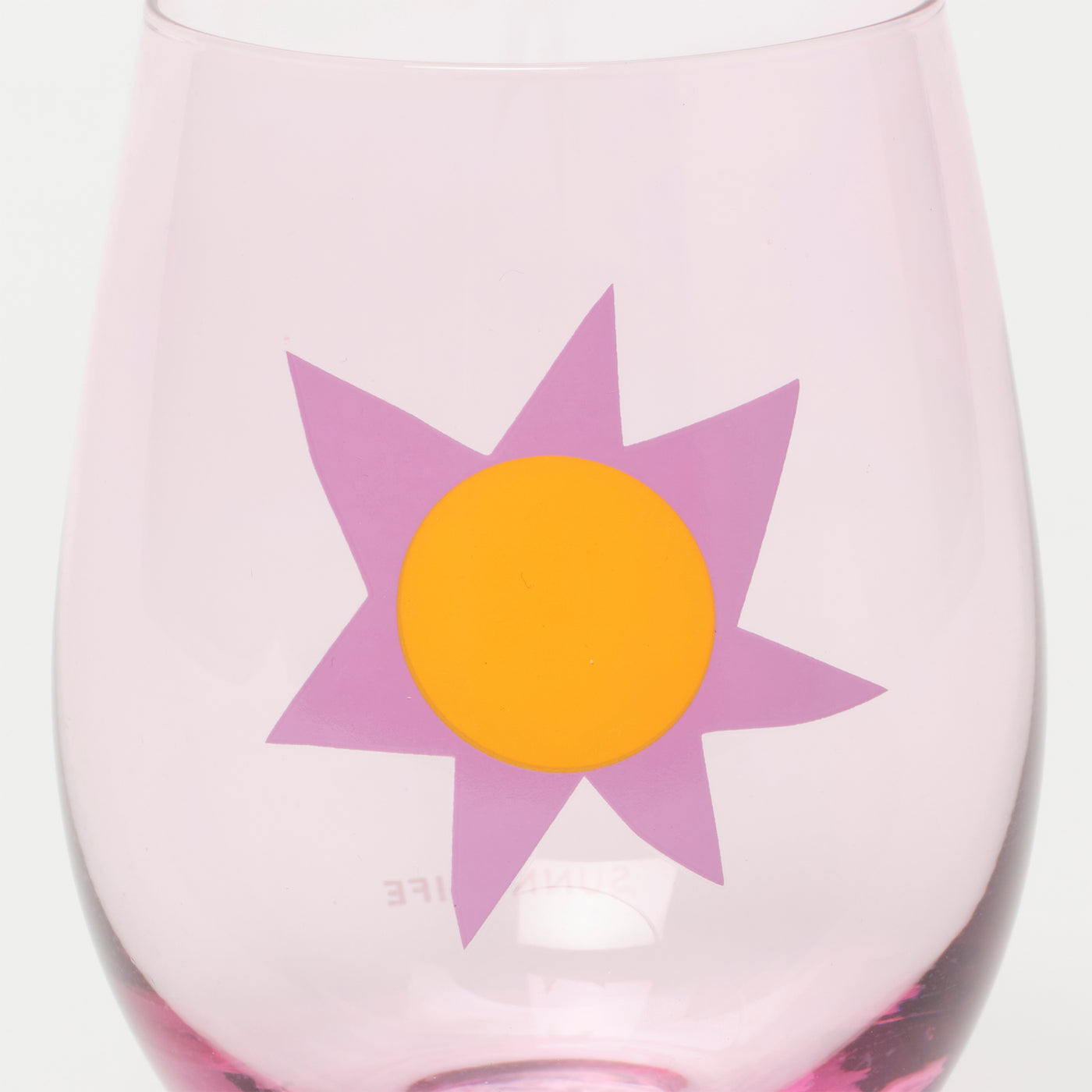 Sunny Life Stemless Glass Tumblers Utopia Multi Set of 4