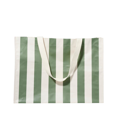 Sunnylife Carryall Beach Bag The Vacay Olive Stripe