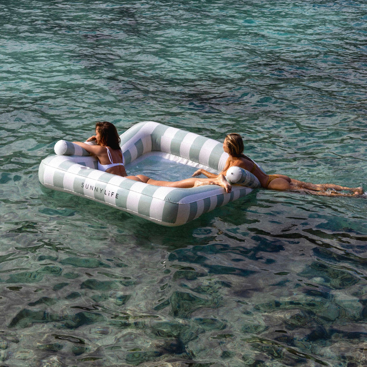Sunnylife Deluxe Twin Hammock The Vacay Soft Olive