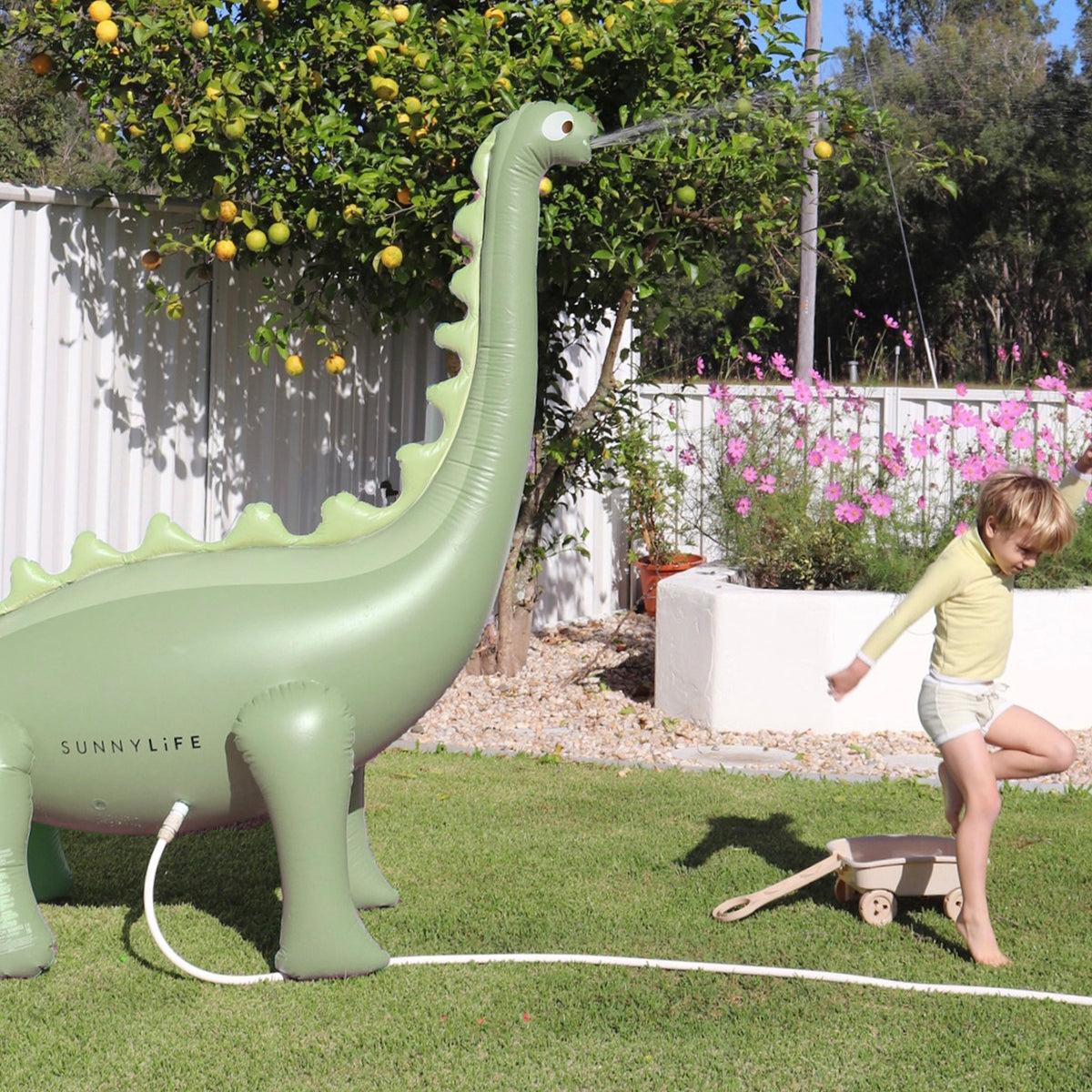 Sunnylife Dino Giant Sprinkler Into the Wild Khaki