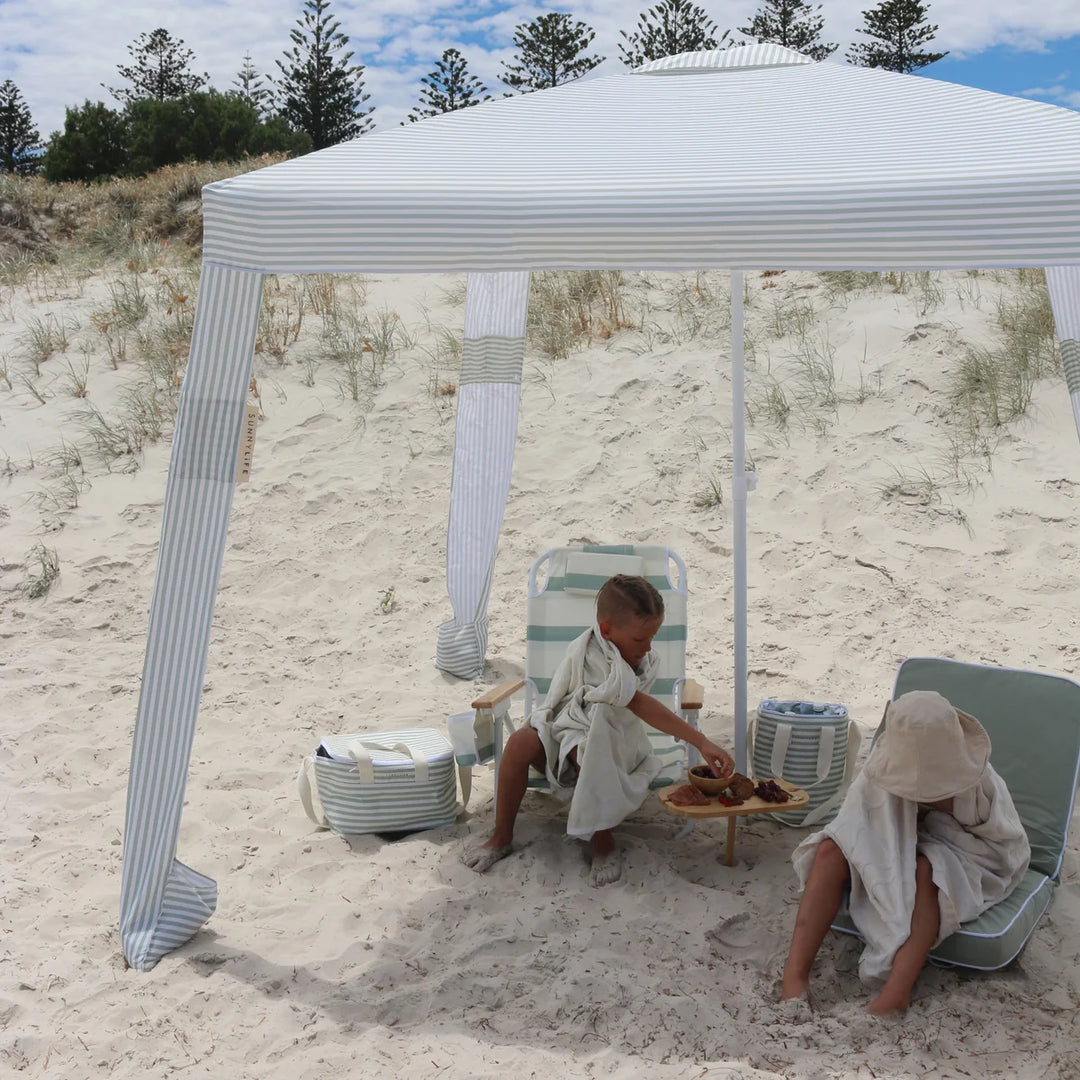 Sunnylife Beach Cabana Sea Sage Stripe