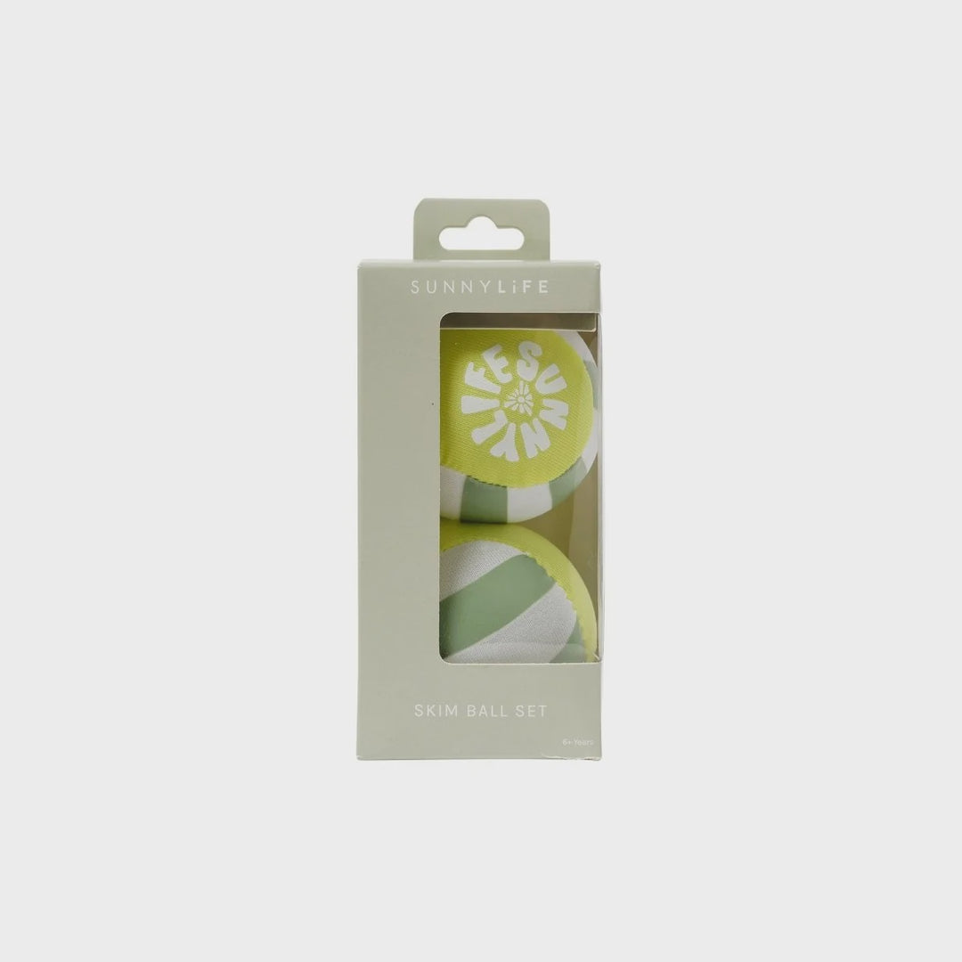 Sunnylife Skim Ball Set Tides Out Citrus