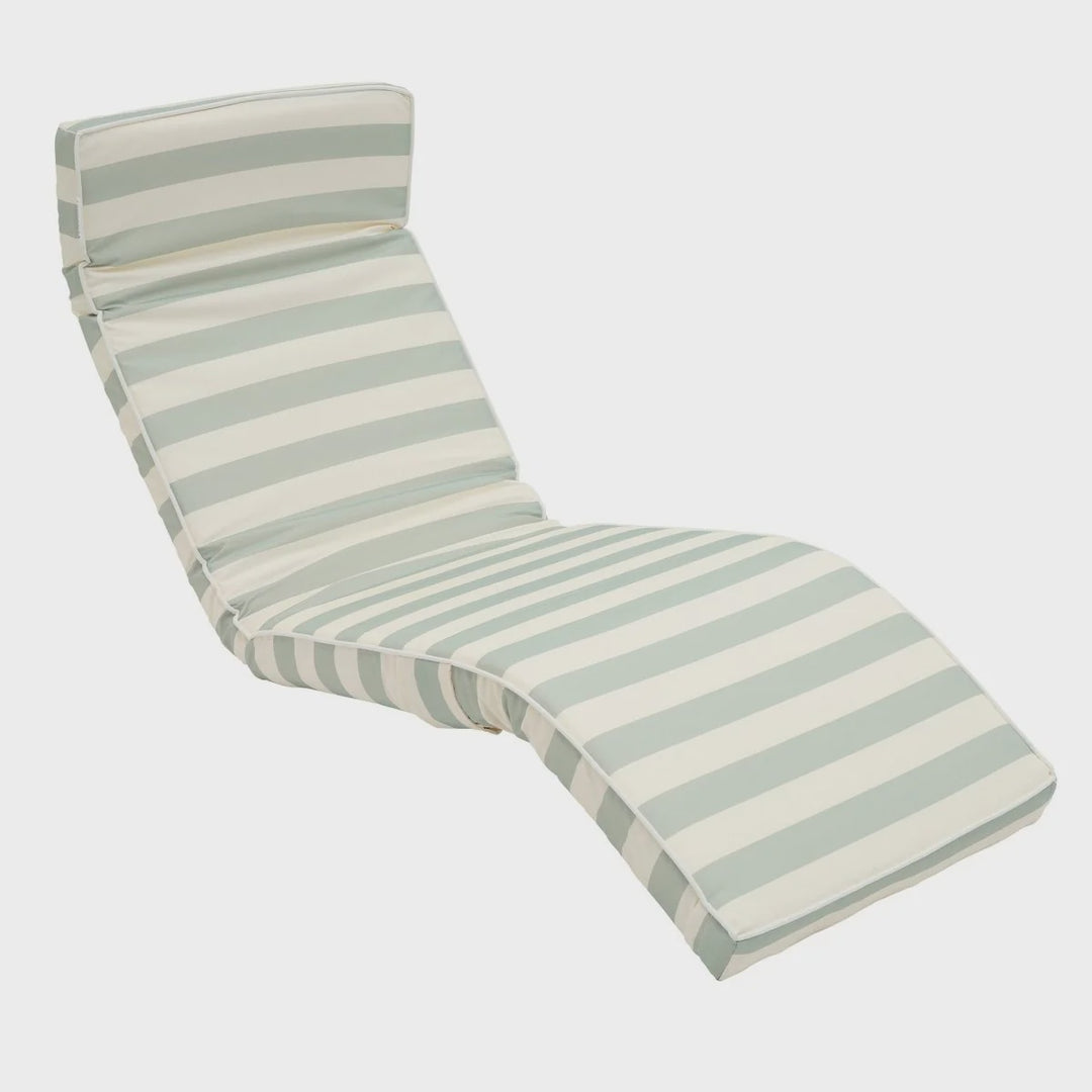 Sunnylife The Lounger Chair Sea Sage Stripe