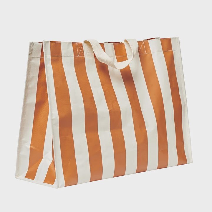 Sunnylife Carryall Beach Bag Tierra Clay Bold Stripe