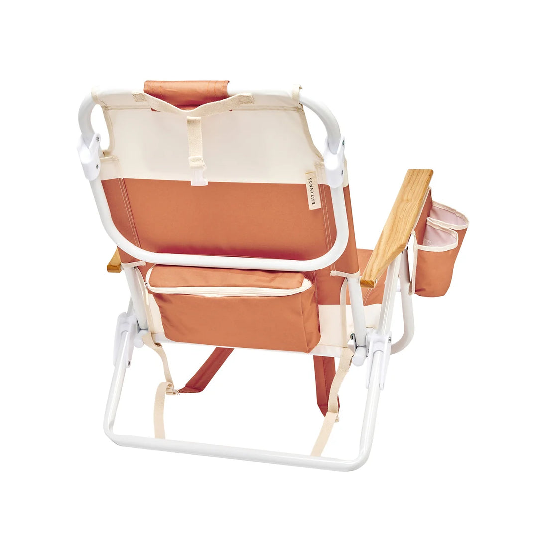 Sunnylife Deluxe Beach Chair Tierra Clay Block