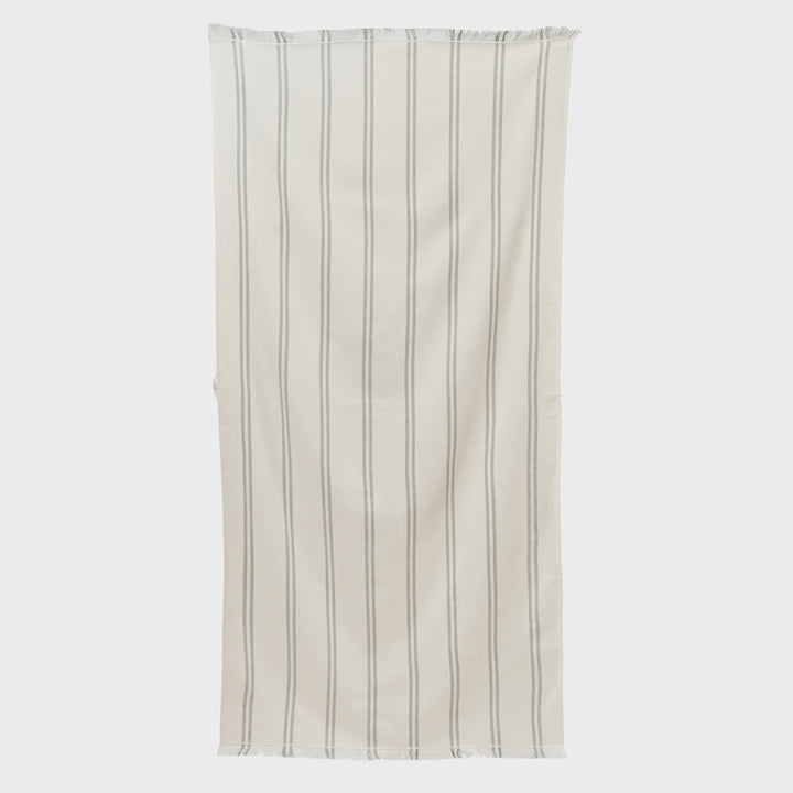 Sunnylife Fouta Beach Towel The Vacay Olive Stripe