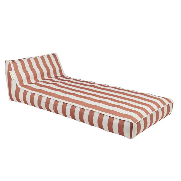 Sunnylife Luxe Lie-On Lounger Tierra Clay Stripe