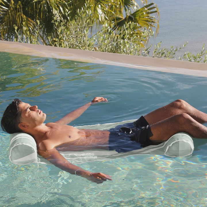 Sunnylife Mesh Hammock Float Seagrass Stripe