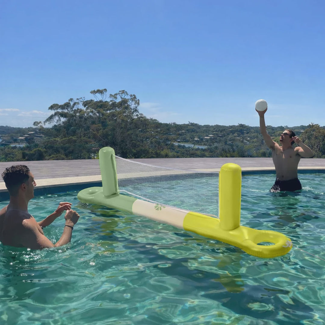 Sunnylife Inflatable Volley Ball Set Tides Out Citrus
