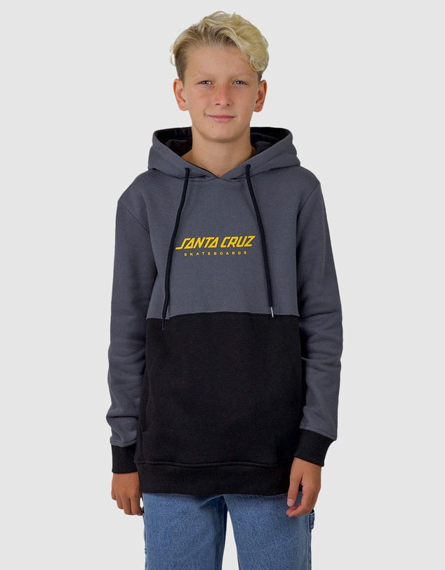 Santa Cruz Solid Strip Front Hoody Contrast Panel Hoody