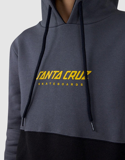 Santa Cruz Solid Strip Front Hoody Contrast Panel Hoody