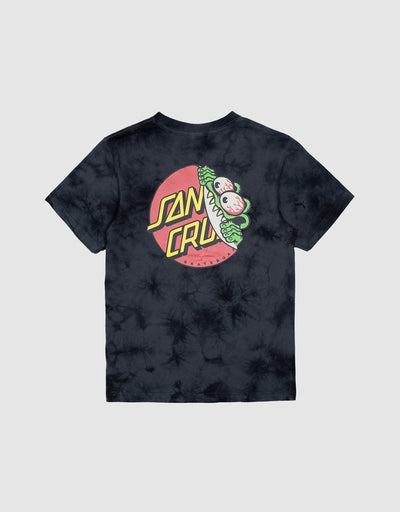 Santa Cruz Beware Dot Tie Dye Tee