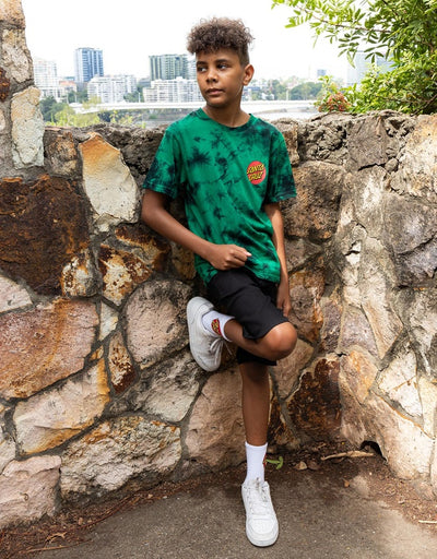 Santa Cruz Beware Dot Tie Dye Tee
