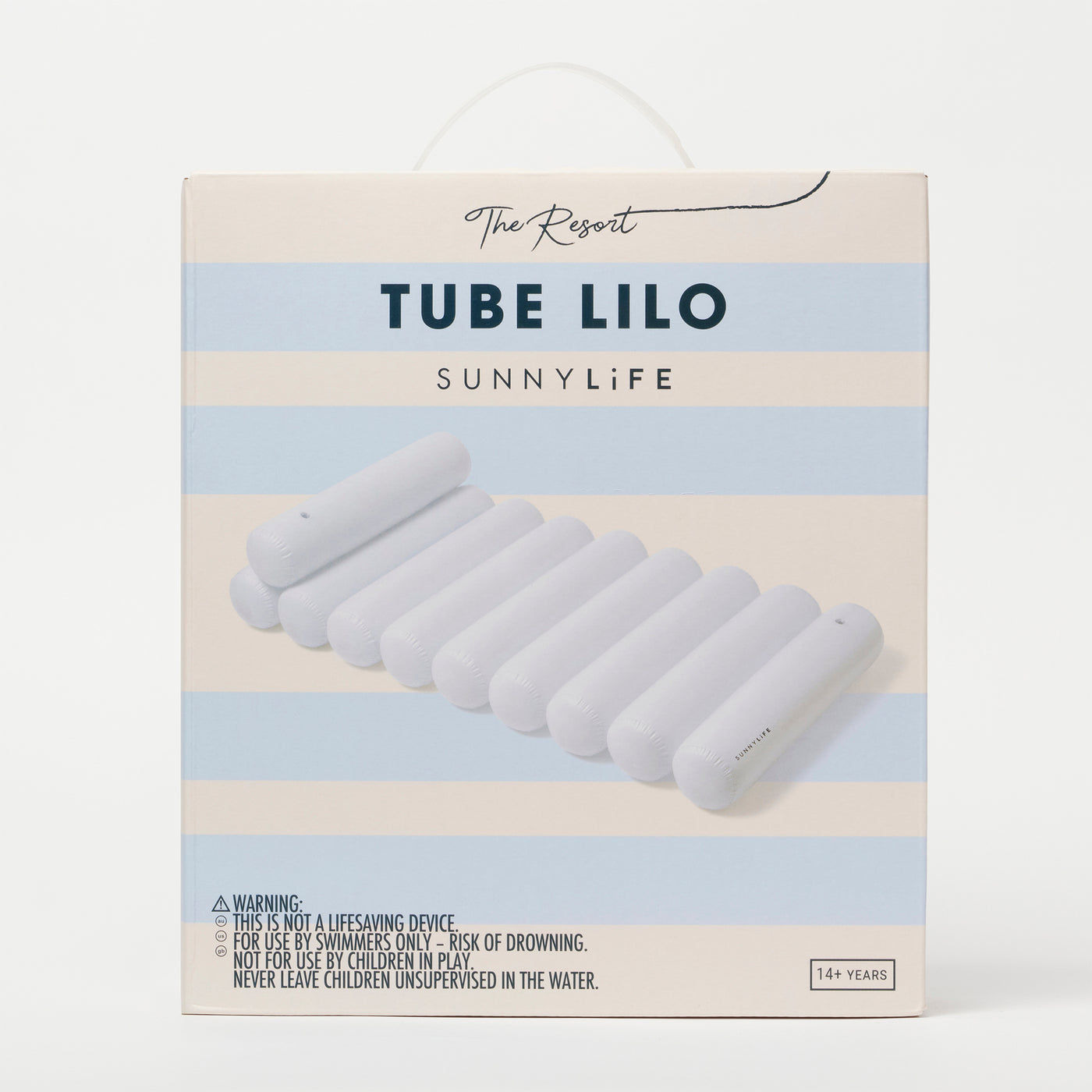 Sunny Life The Resort Tube Lilo Float White on White