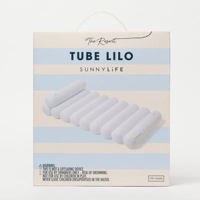 Sunny Life The Resort Tube Lilo Float White on White