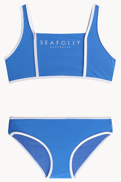 Seafolly Kids Essentials Bikini - Azure