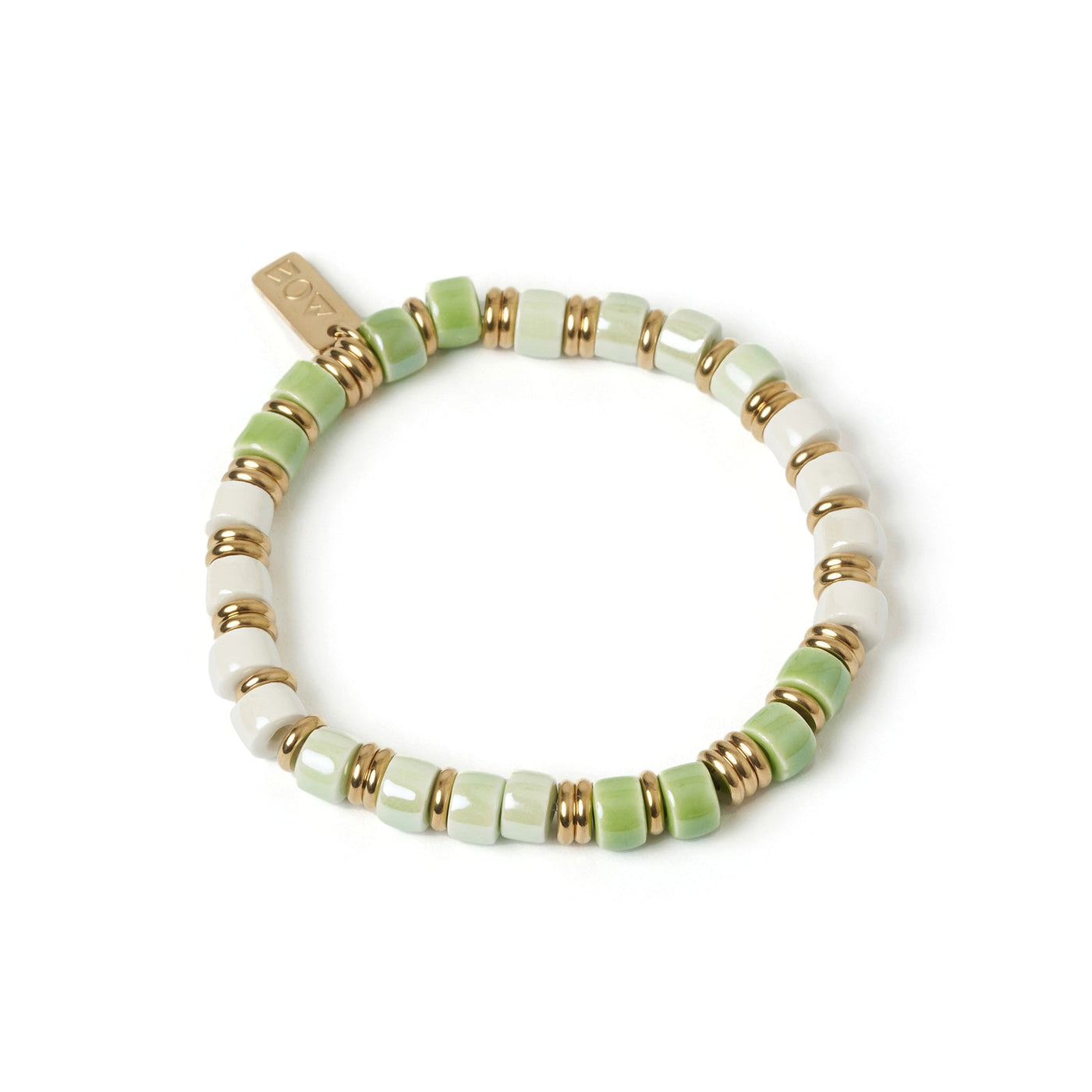 Arms Of Eve Skylar Ceramic And Gold Bracelet