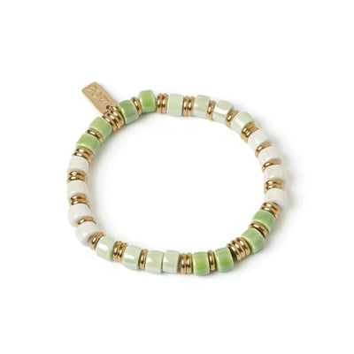 Arms Of Eve Skylar Ceramic And Gold Bracelet