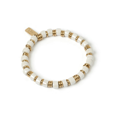 Arms Of Eve Skylar Ceramic And Gold Bracelet