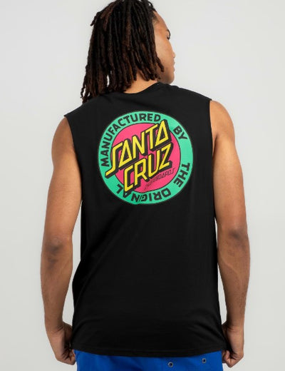 Santa Cruz MFG Dot Retro Muscle Tee