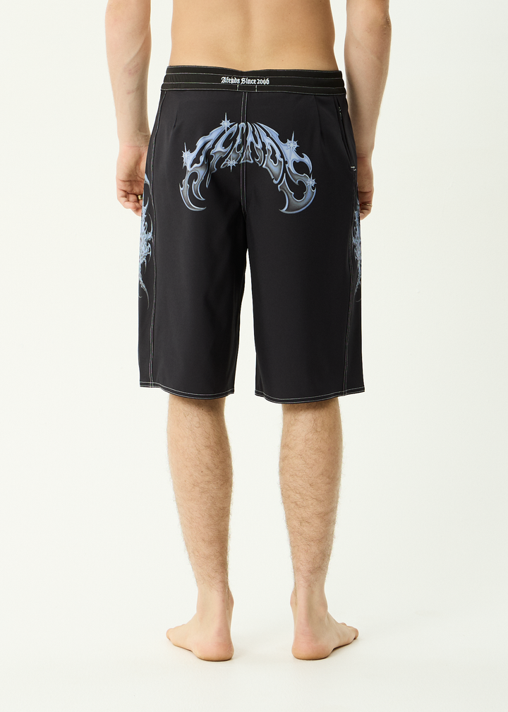 Afends Scorpius - Surf Related V2 Boardshort 22" - Black