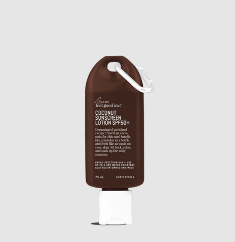 We Are Feel Good Inc Coconut Sunscreen Lotion SP50+