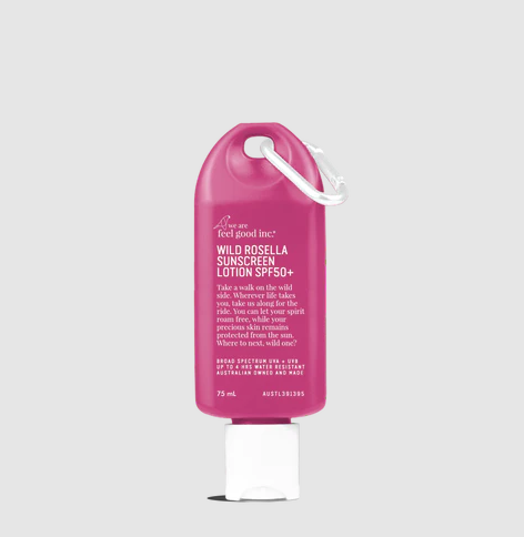 We Are Feel Good Inc Wild Rosella Sunscreen Lotion SPF50+