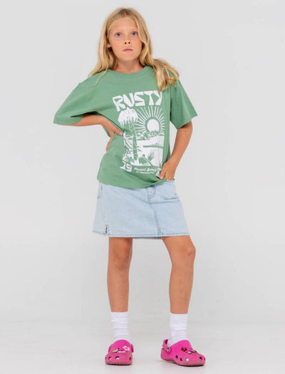 Rusty By The Bay Oversized Tee Girls