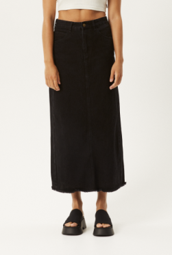 Afends Chichi - Denim Midi Skirt