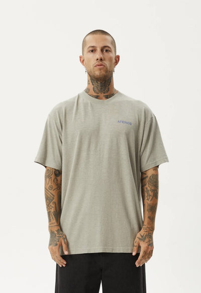 Afends Staple - Boxy Fit Tee - Olive