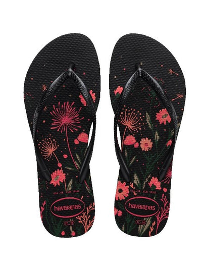 Havaianas Slim Organic Black/Pink