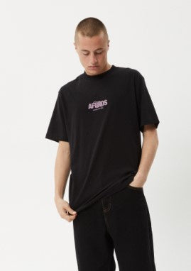 Afends Tread - Retro Fit Tee - Black