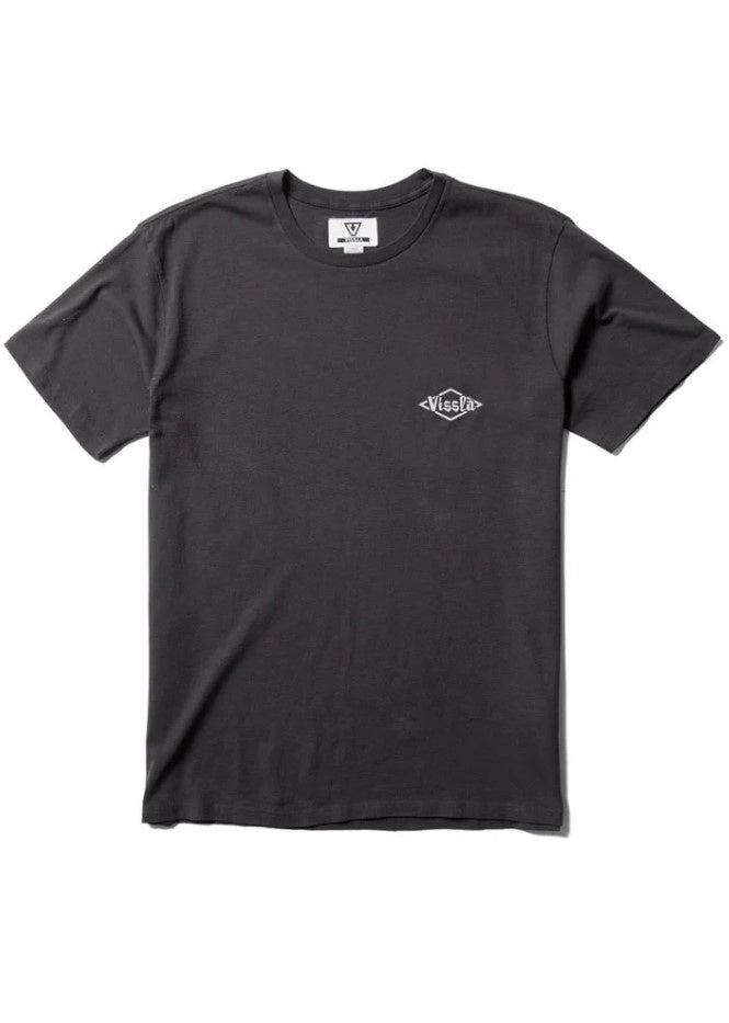 Vissla Carved Organic Blend SS tee Phantom