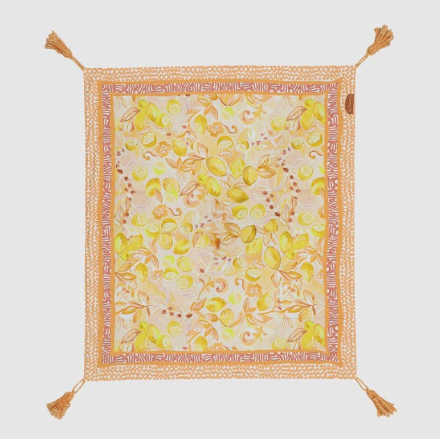 Wandering Folk Le Lemon Picnic Rug