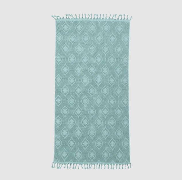 Wandering Folk Daisy Beach Towel- Peppermint