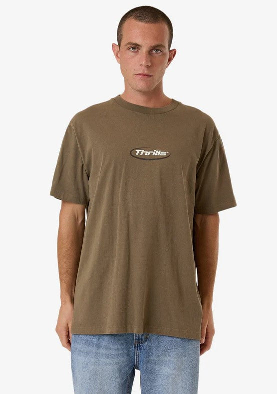 Thrills Pharm Merch Fit Tee - Desert