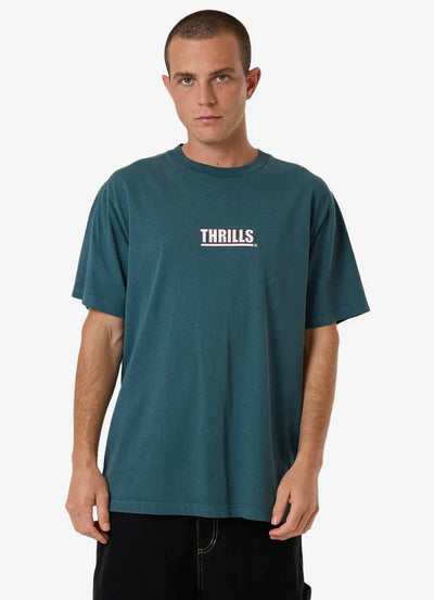 Thrills Logic Merch Fit Tee - Atlantic Deep