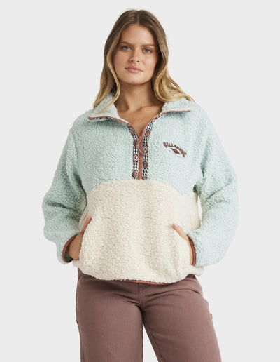 Billabong Horizon Mock Neck Colorblock