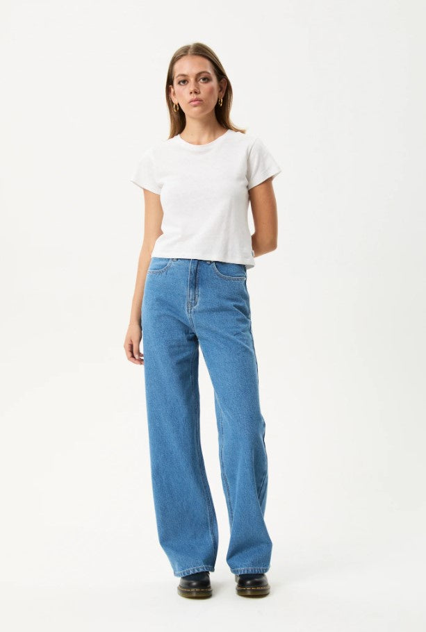 Afends Bella Denim Wide Leg Baggy Jean