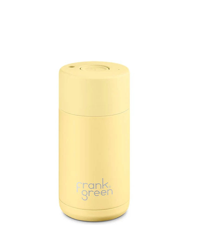Frank Green 16oz Stainless Steel Ceramic Reusable Cup Push
