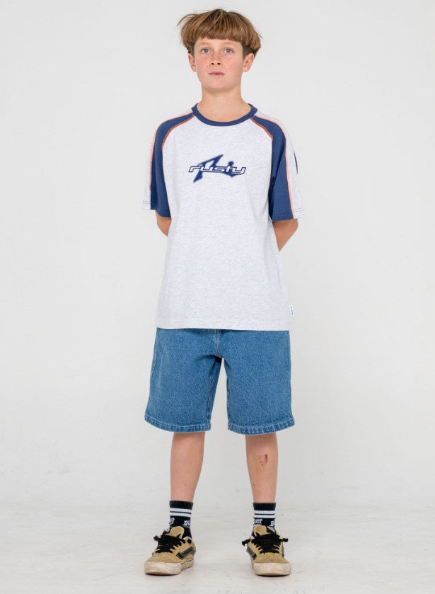 Rusty Fade R Short Sleeve Tee Boys