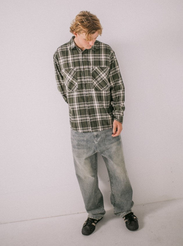 Rusty Cobra Flannel Long Sleeve Shirt