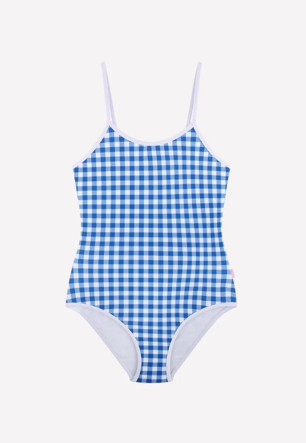 Seafolly Kids Gingham One Piece - Blue Lottie